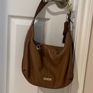 Coach, Hobo, Shoulder Bag, Brown
